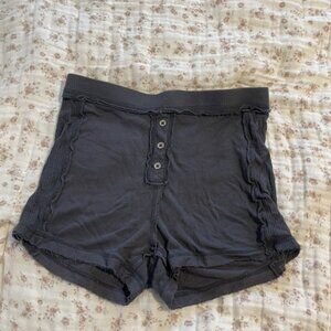 Women's Grey Pajama Boy shorts